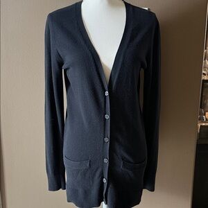 OLD NAVY Boyfriend Cardigan Black Jack Classic Sweater Size Medium